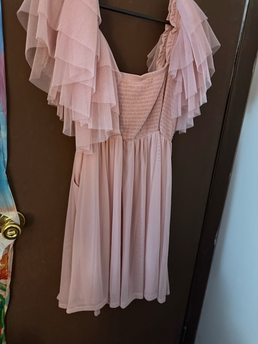 torrid Blush Pink Smocked Tank Dress